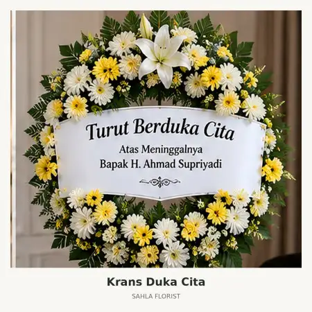 Krans Bunga Duka Daya Makassar
